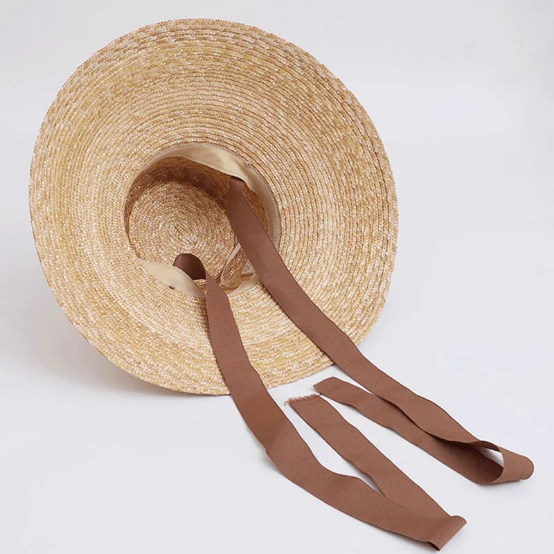 UPF 50+ Women's Wide Brim Bucket Hat with Ribbon Ties