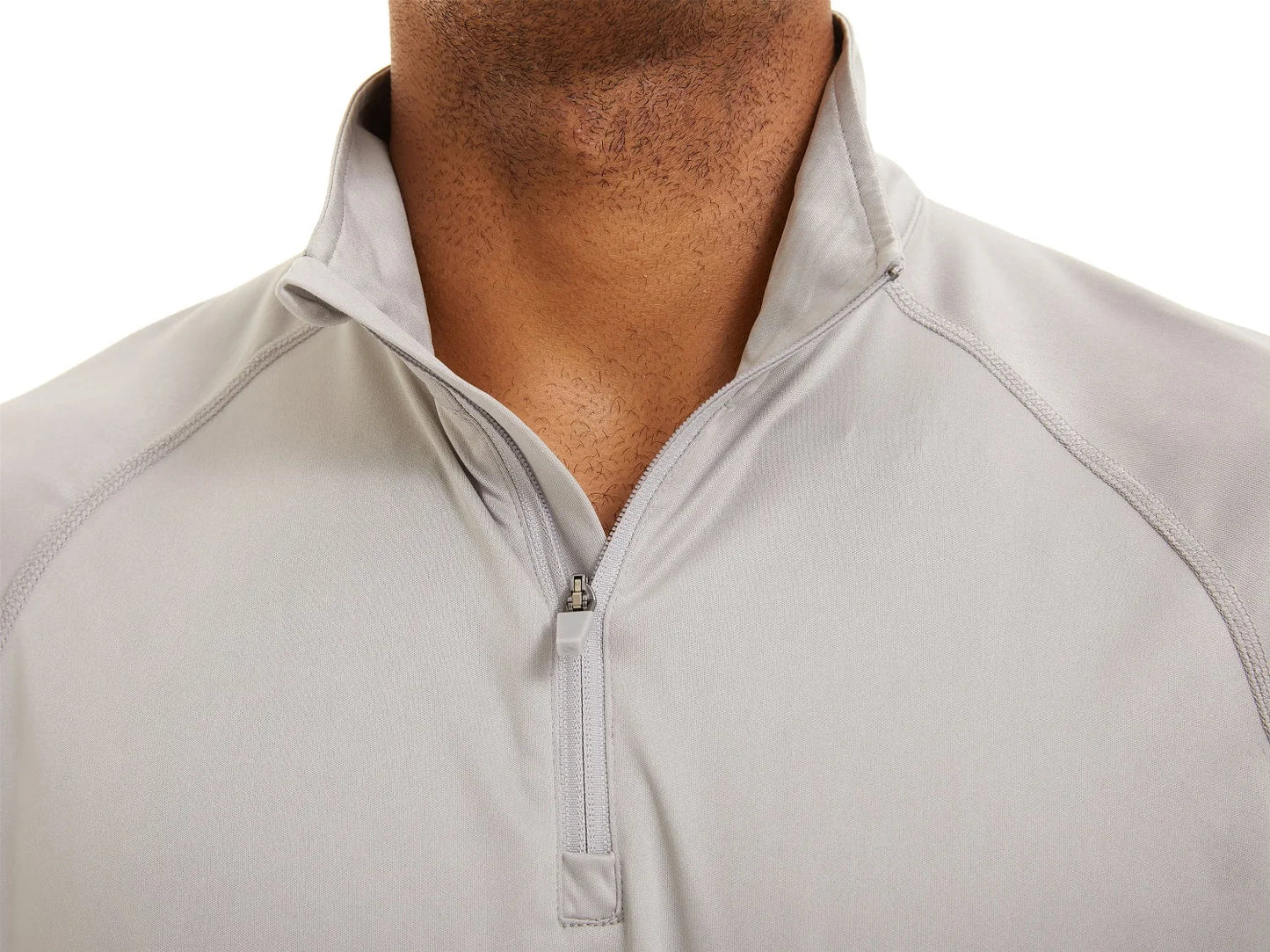 UPF 50+ Zip Neck Long-Sleeve Summer Shirt