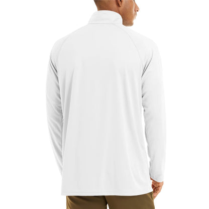 UPF 50+ Zip Neck Long-Sleeve Summer Shirt