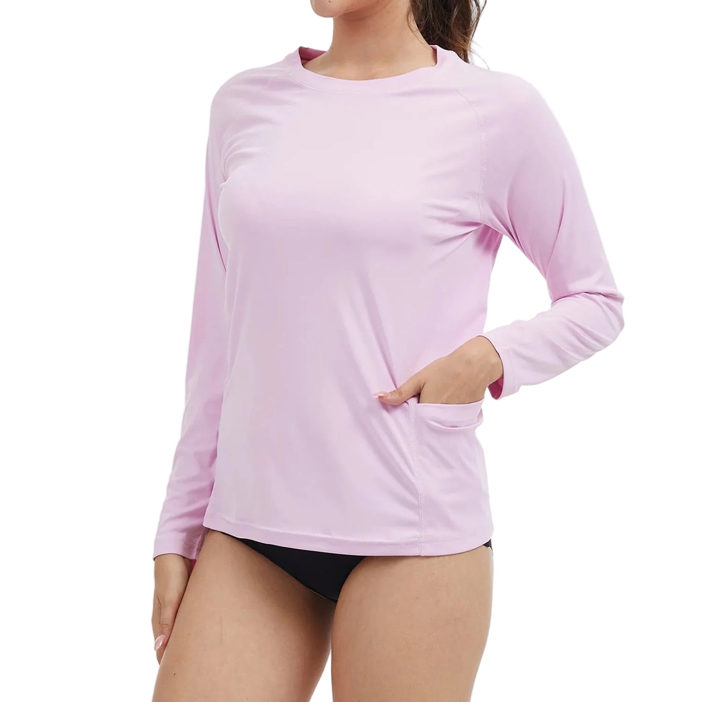 UPF 50+ Quick Dry Long Sleeve T-Shirt with Pockets