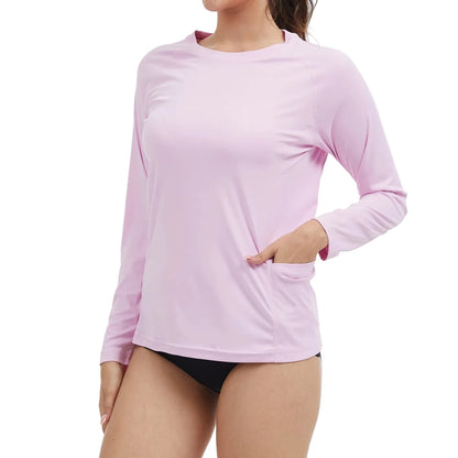 UPF 50+ Quick Dry Long Sleeve T-Shirt with Pockets