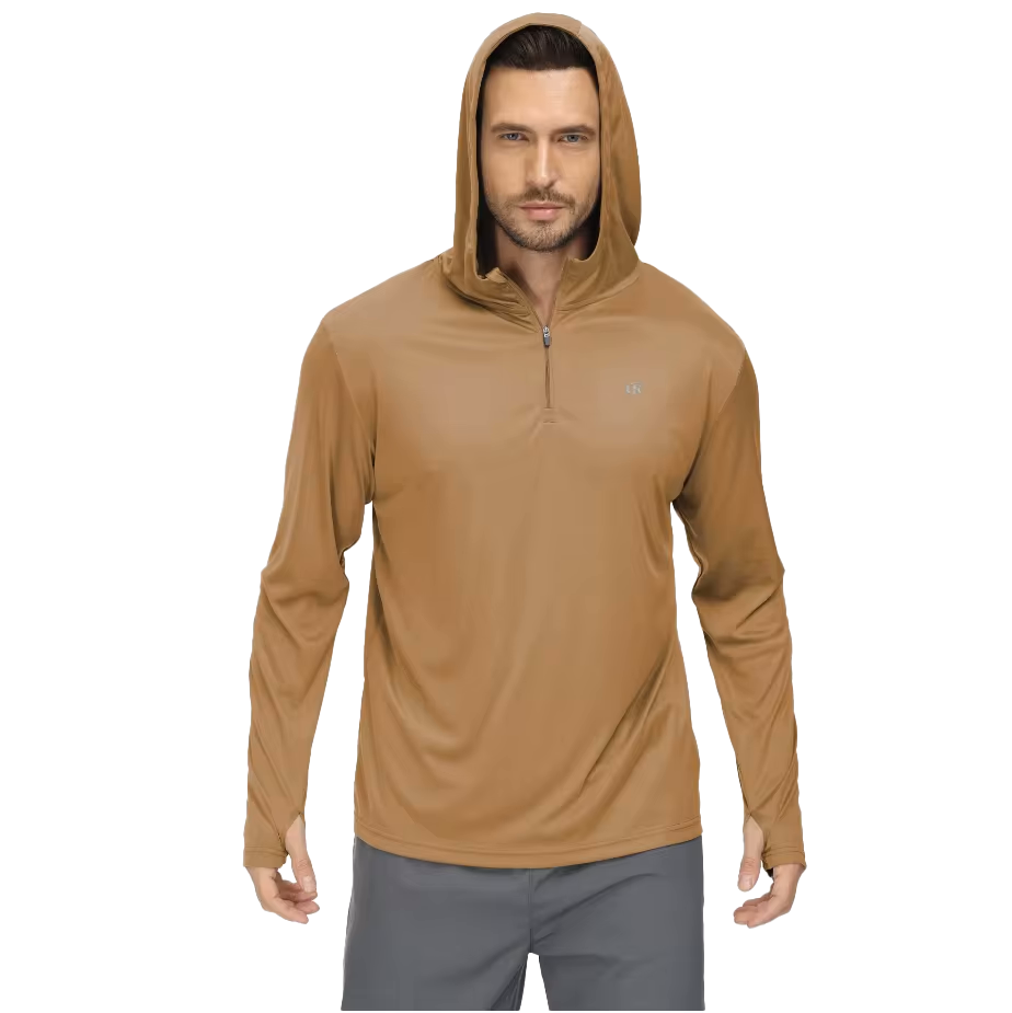 UPF 50+ Casual Long Sleeve Zip Hoodie